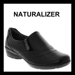 NWOB NATURALIZER Clarissa black leather comfort shoes